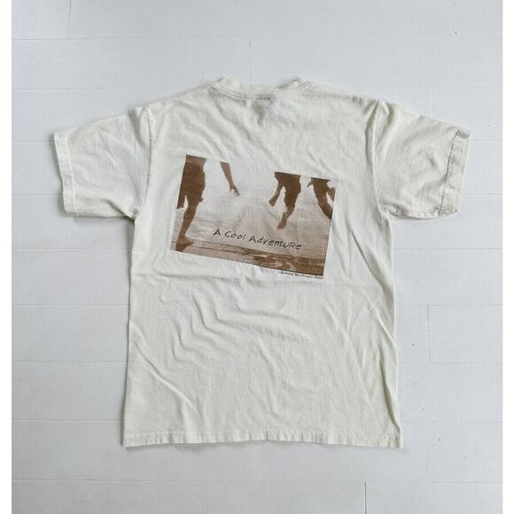 Vintage Y2K 2000 Starbucks Coffee A Cool Adventure Blended Beverages T-Shirt M - Picture 1 of 5